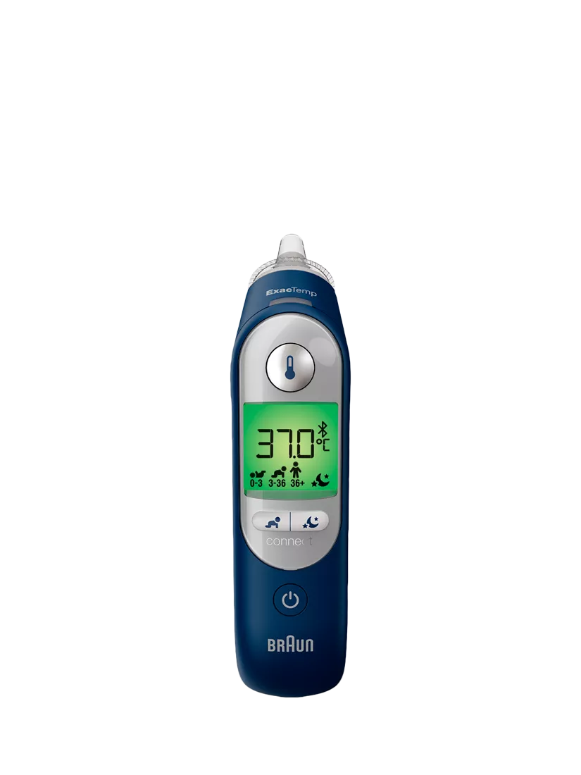Braun ThermoScan 7+ Connect ear thermometer (British brand)