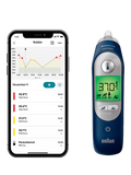 Braun ThermoScan 7+ Connect ear thermometer (British brand)