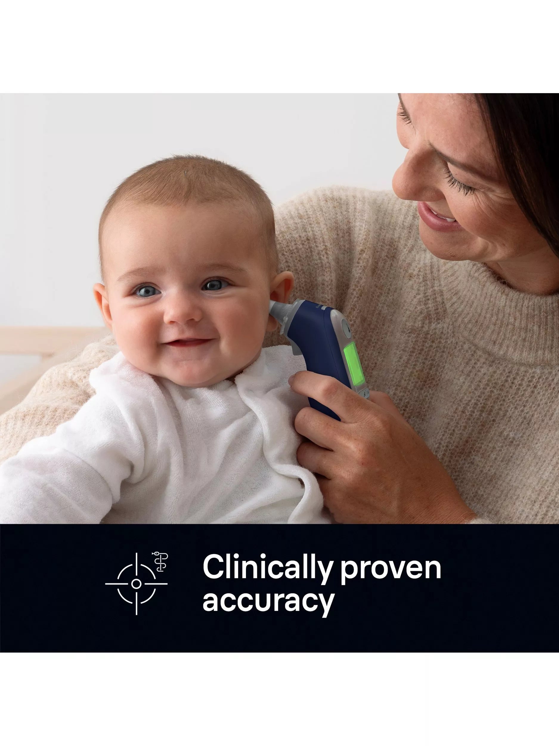 Braun ThermoScan 7+ Connect ear thermometer (British brand)