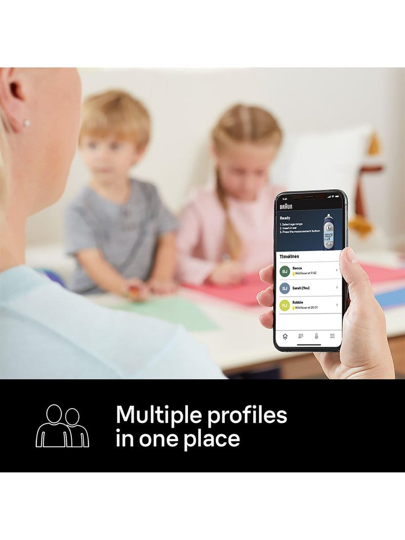 Braun ThermoScan 7+ Connect ear thermometer (British brand)