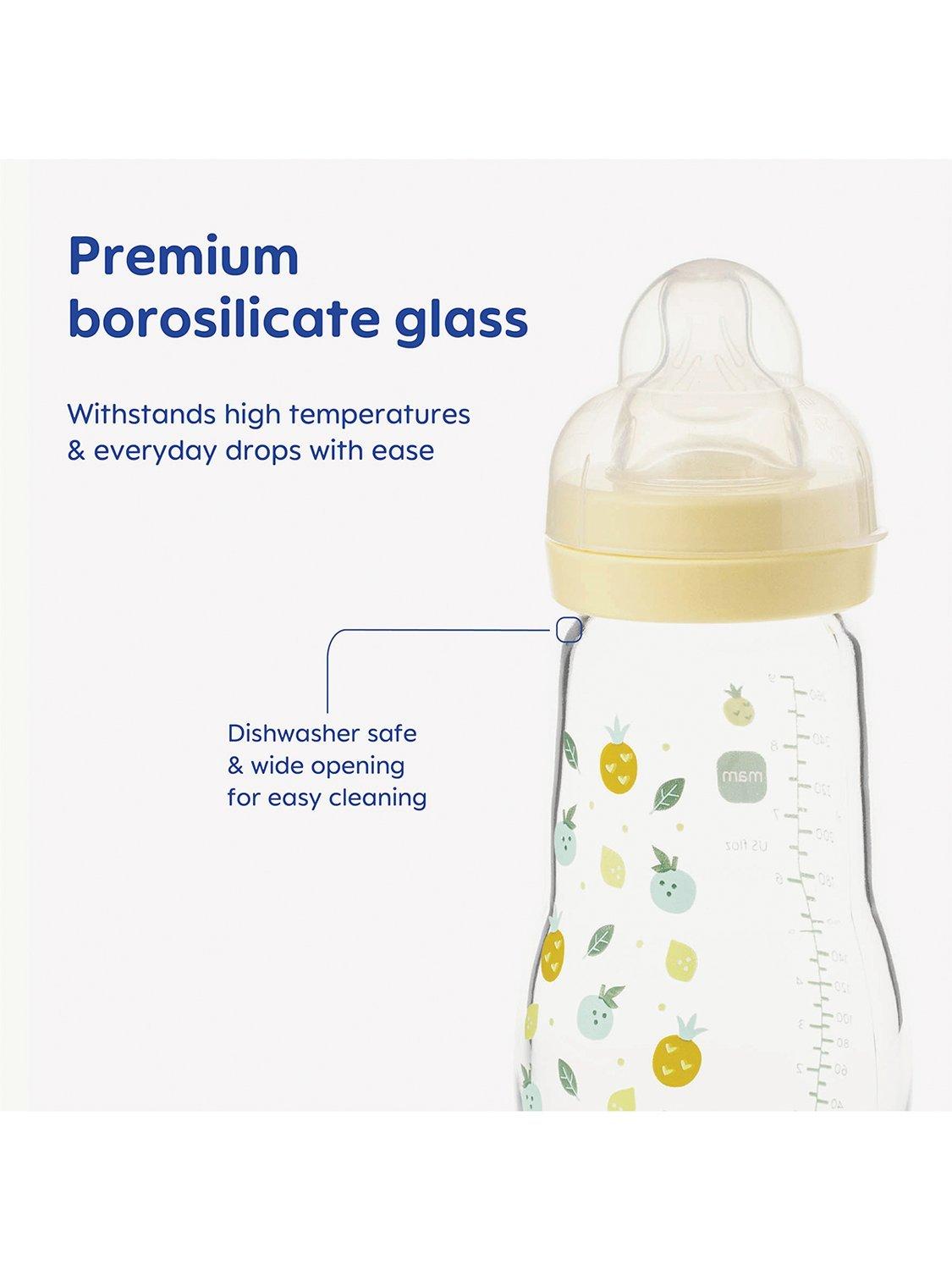 MAM glass baby bottle 170ml, imported from the UK