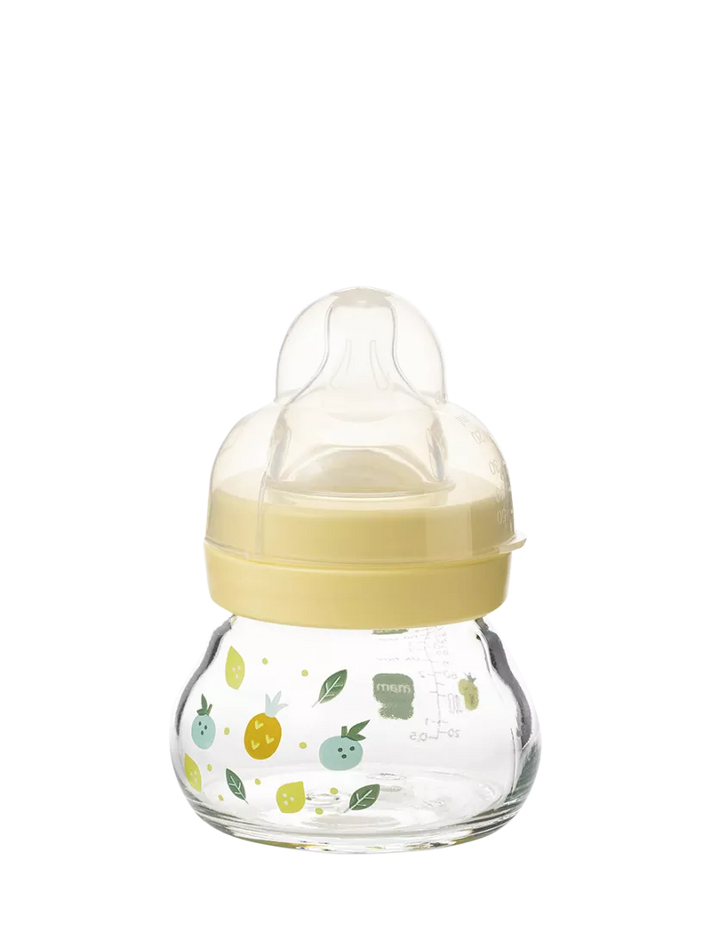 MAM Feel Good glass baby bottle 90ml, imported from the UK