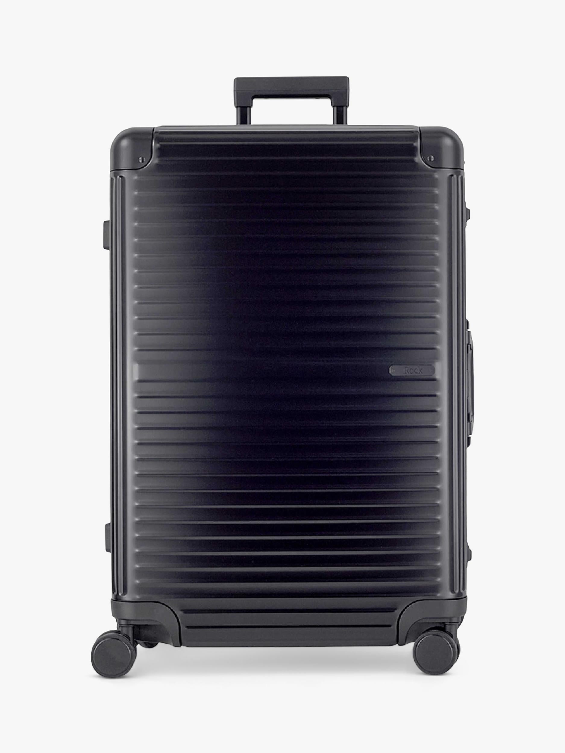 Rock aluminium 8-wheel suitcase 76cm 103L (British brand)