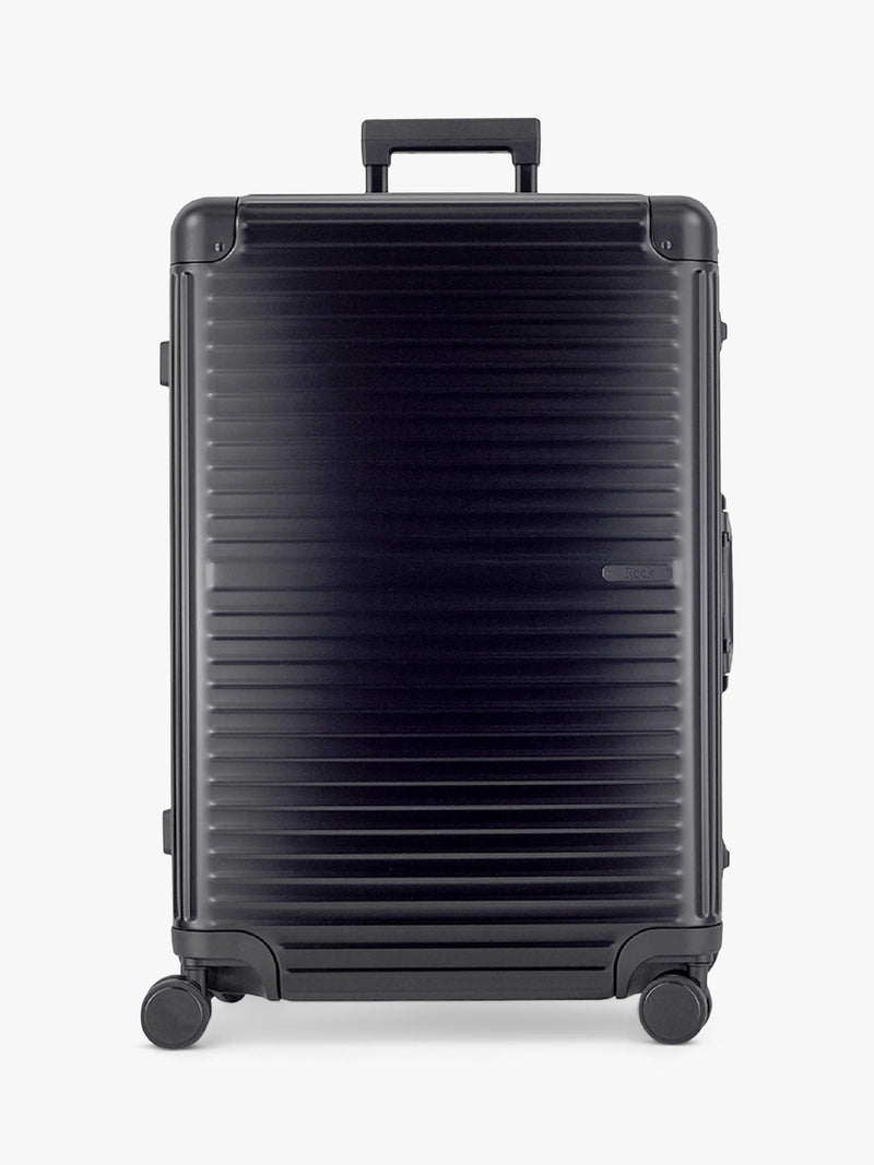 Rock aluminium 8-wheel suitcase 76cm 103L (British brand)