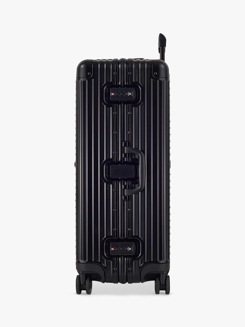 Rock aluminium 8-wheel suitcase 76cm 103L (British brand)