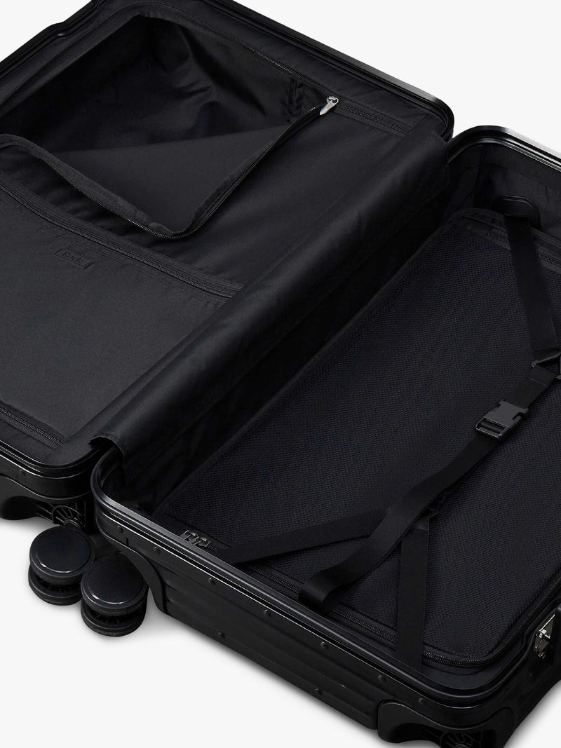 Rock aluminium 8-wheel suitcase 76cm 103L (British brand)