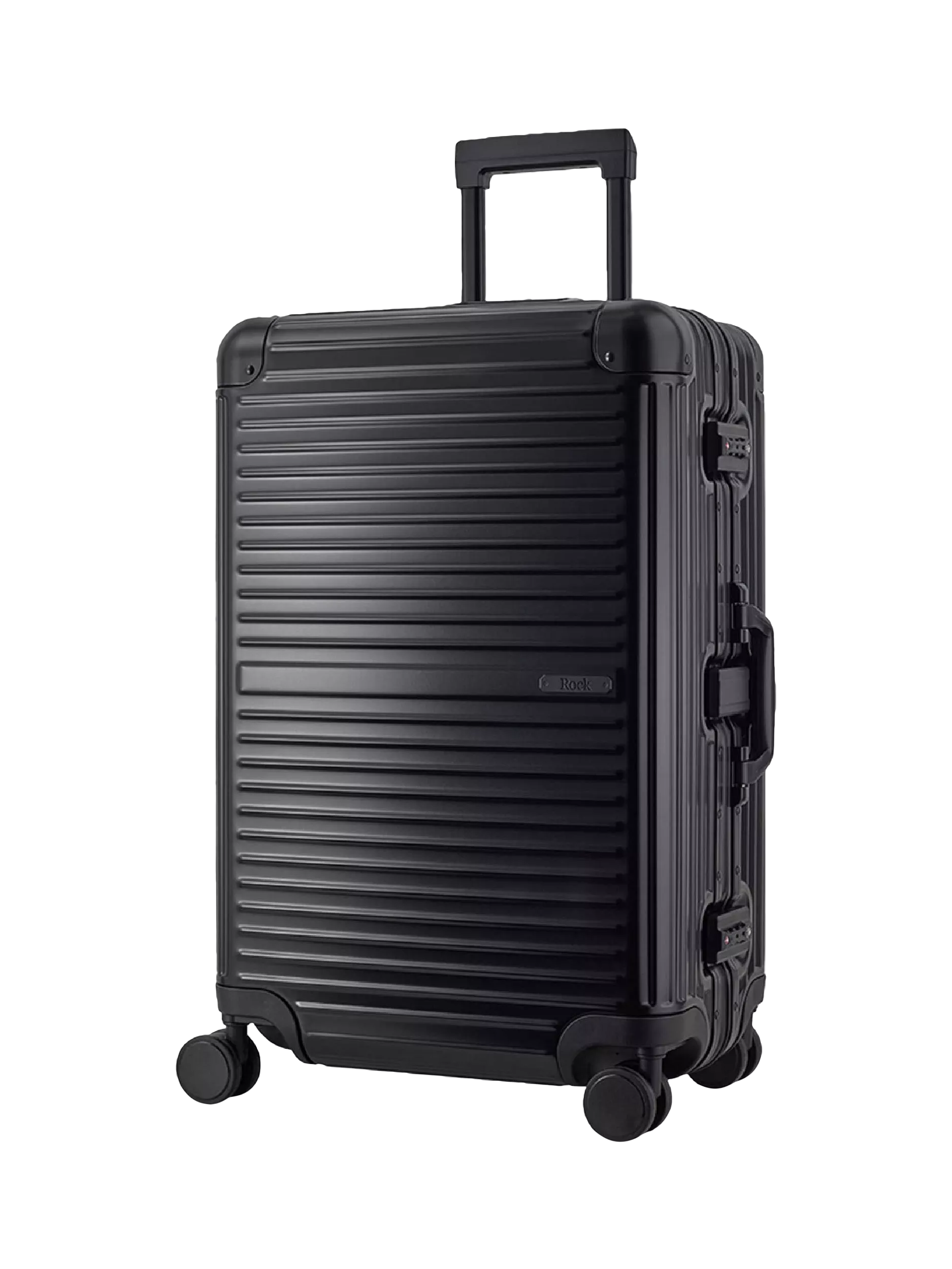 Rock Axel aluminium medium suitcase 71L (British brand)