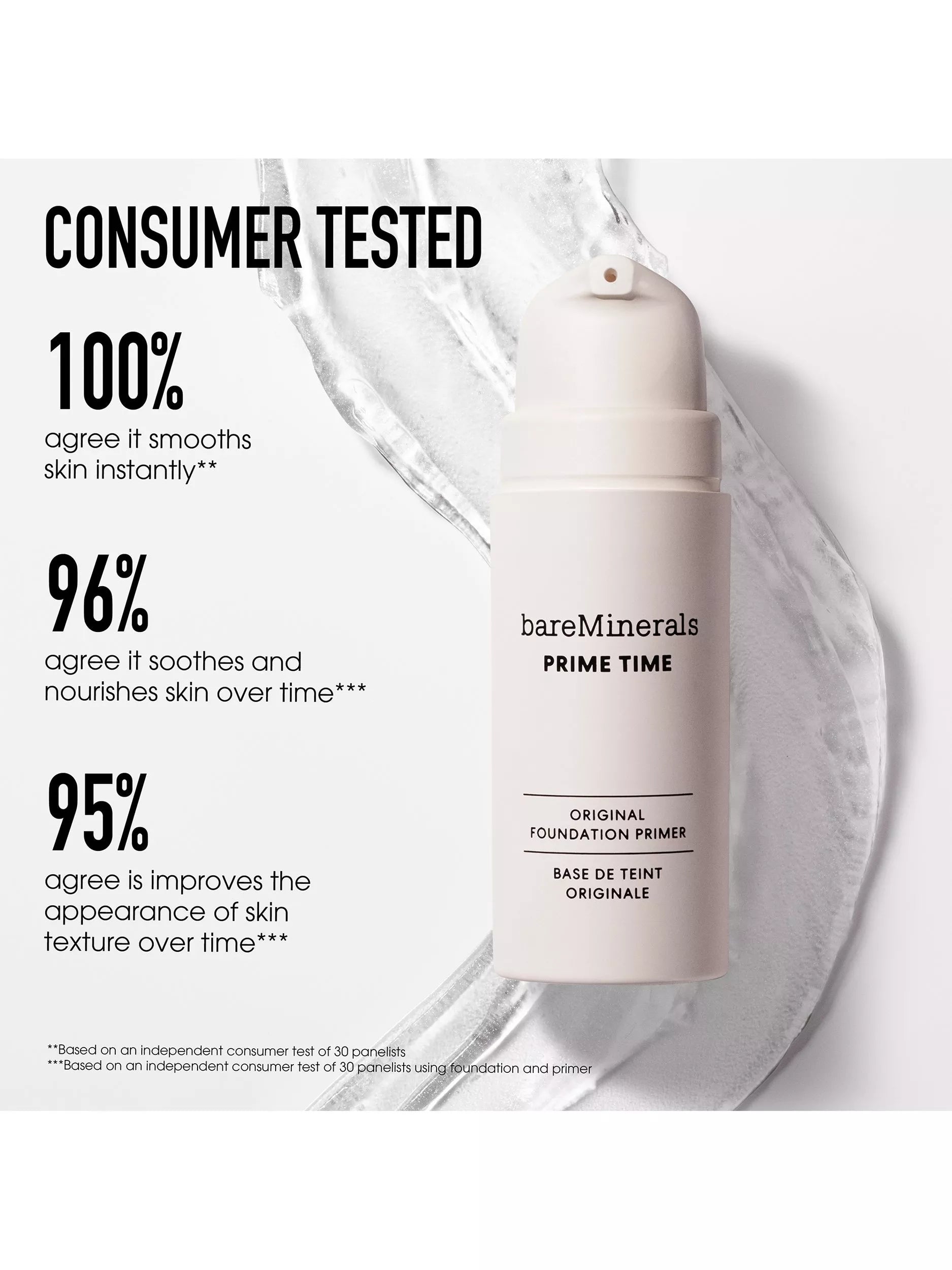 bareMinerals foundation primer travel size 15ml, imported from the UK