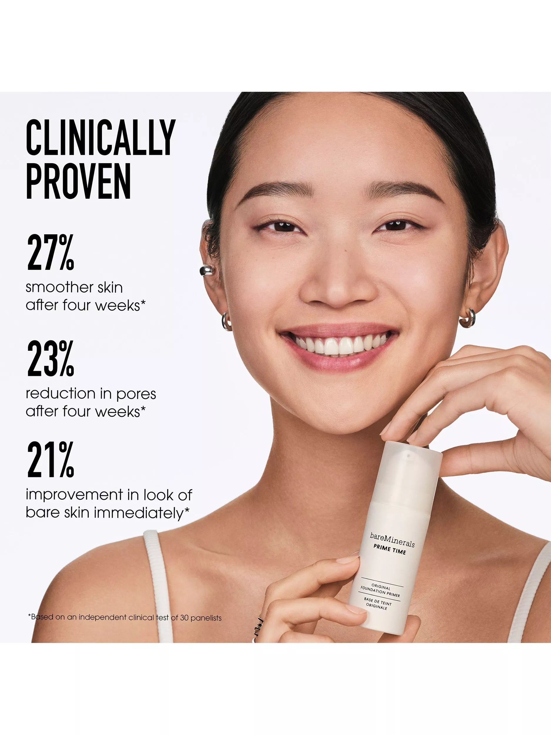 bareMinerals Prime Time Original Foundation Primer 30ml (British brand)