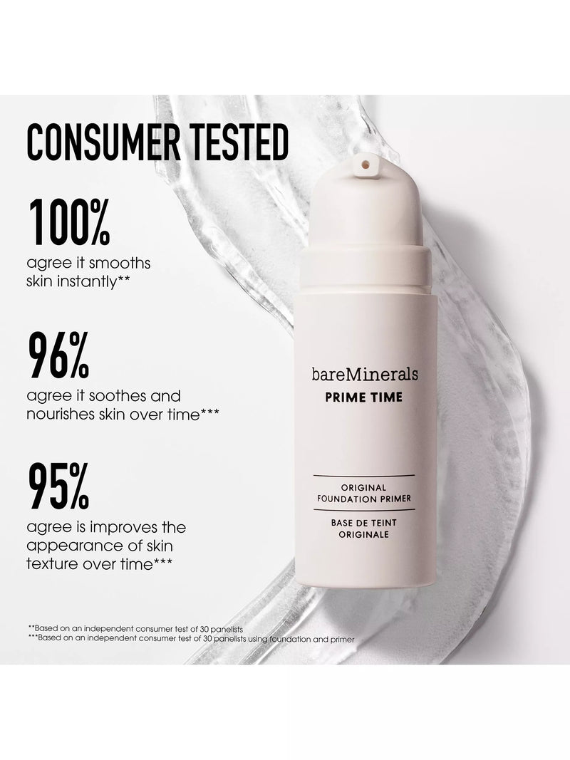 bareMinerals Prime Time Original Foundation Primer 30ml (British brand)