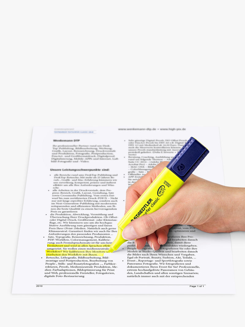 STAEDTLER Textsurfer highlighter pens pack of 20 multi, imported from the UK