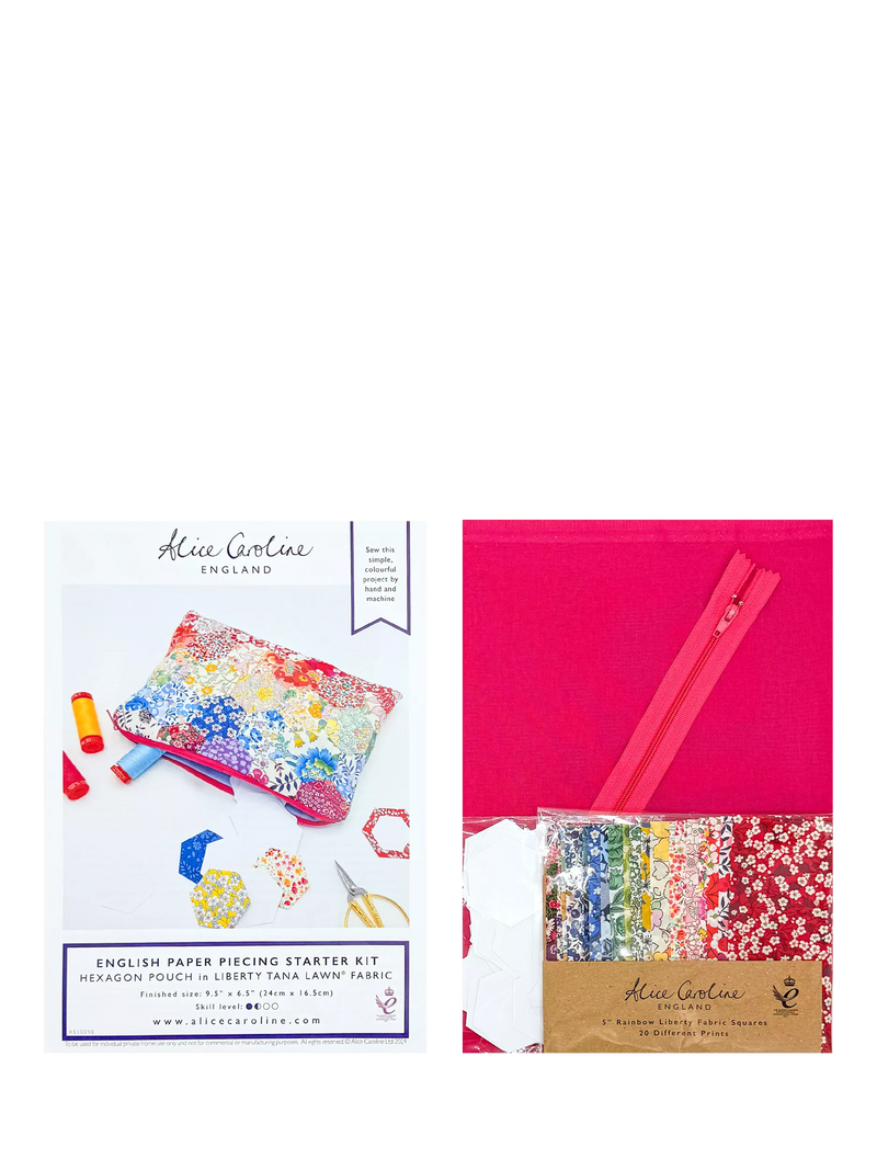 Alice Caroline EPP starter kit for rainbow coin purse - British product