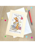 Bothy Threads Mognificent Day cross stitch card kit (British brand)