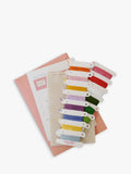 Caterpillar Cross Stitch Birthday Botanicals cross stitch kit, UK version