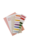 Caterpillar Cross Stitch Birthday Botanicals cross stitch kit, UK version