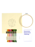 DMC Mediterranean Garden embroidery kit - British product
