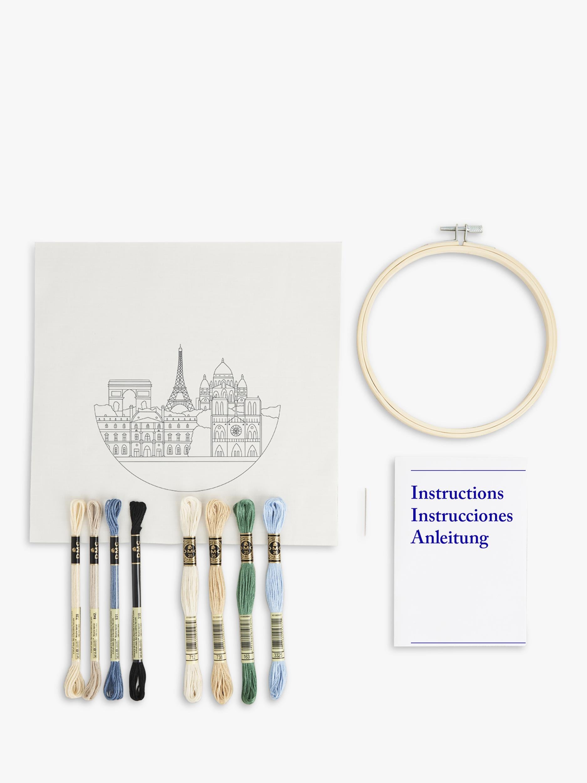 DMC Designer Collection Paris Skyline Embroidery Kit - British product