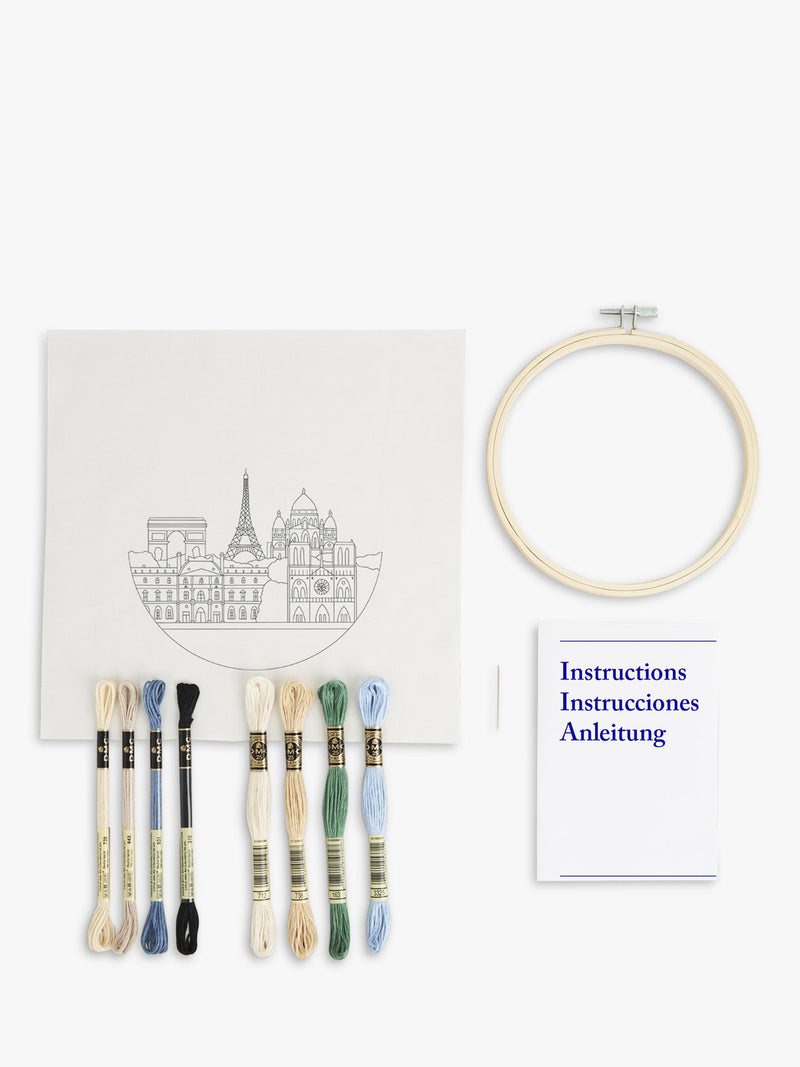 DMC Designer Collection Paris Skyline Embroidery Kit - British product
