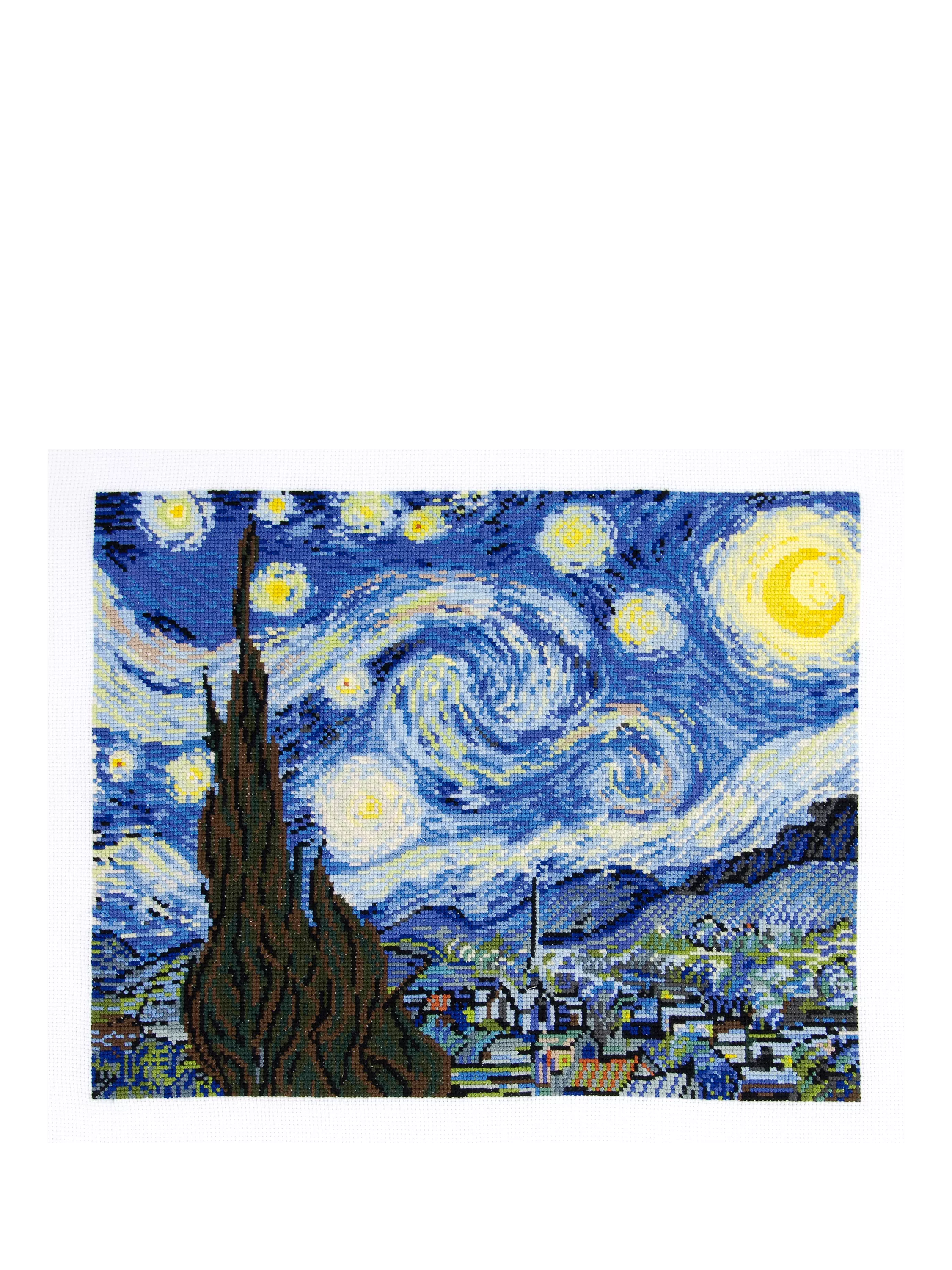 DMC Starry Night cross stitch kit 35x28cm - British product