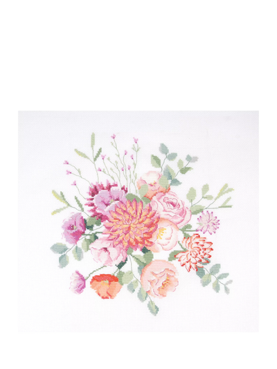 John Lewis DMC Vintage Blomsterbukett Broderikit- Kjøp online på McGrocer