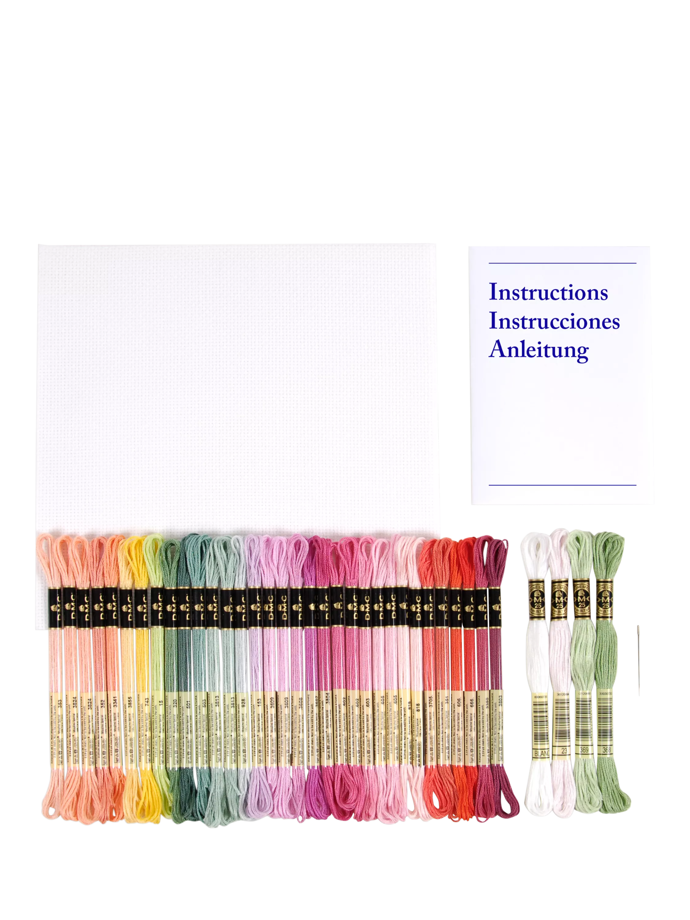 DMC vintage bouquet embroidery kit - British product