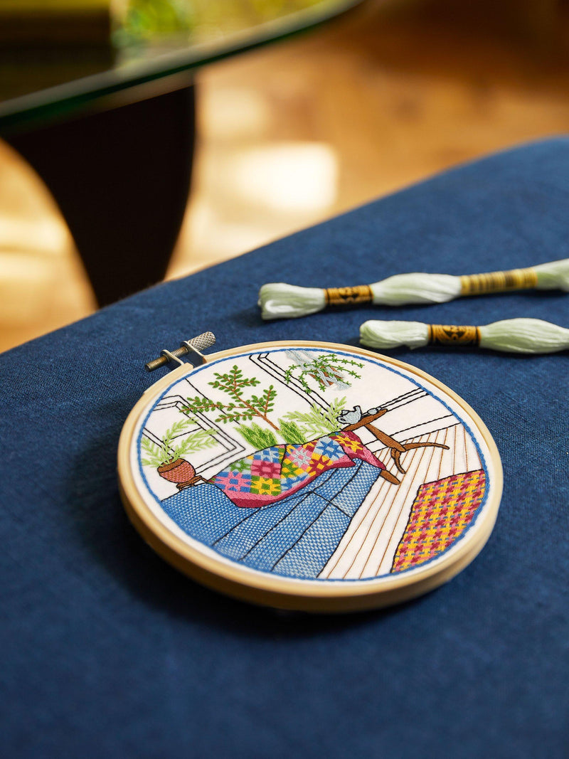 DMC Winter Garden Embroidery Kit - British product