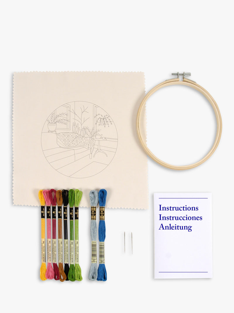 DMC Winter Garden Embroidery Kit - British product