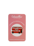 Caterpillar Cross Stitch London Bus small needle minder (British brand)