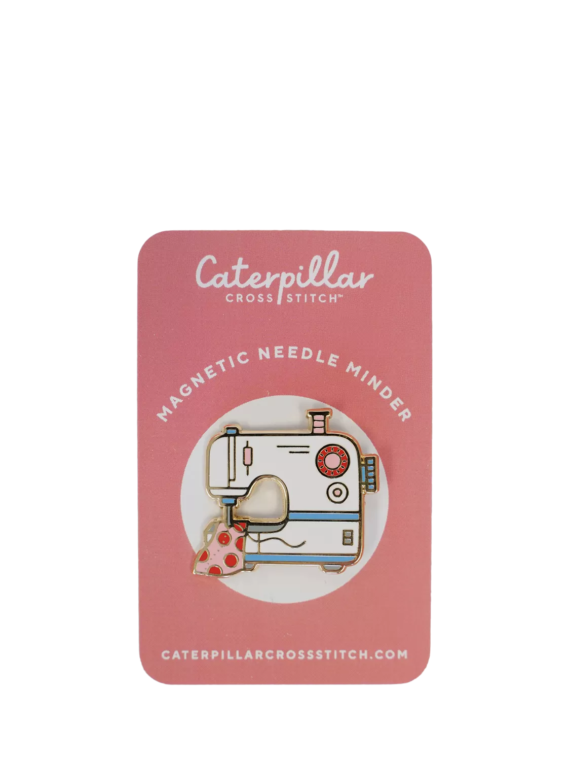 Caterpillar Cross Stitch sewing machine needle minder, imported from the UK
