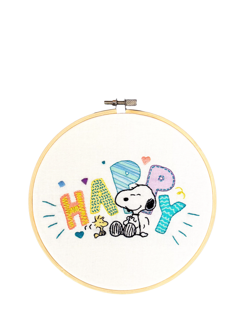 Crafty Kit Company Happy Snoopy embroidery kit, UK version
