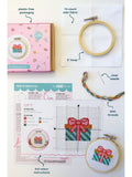 The Make Arcade mini cross stitch kit 8cm, UK version
