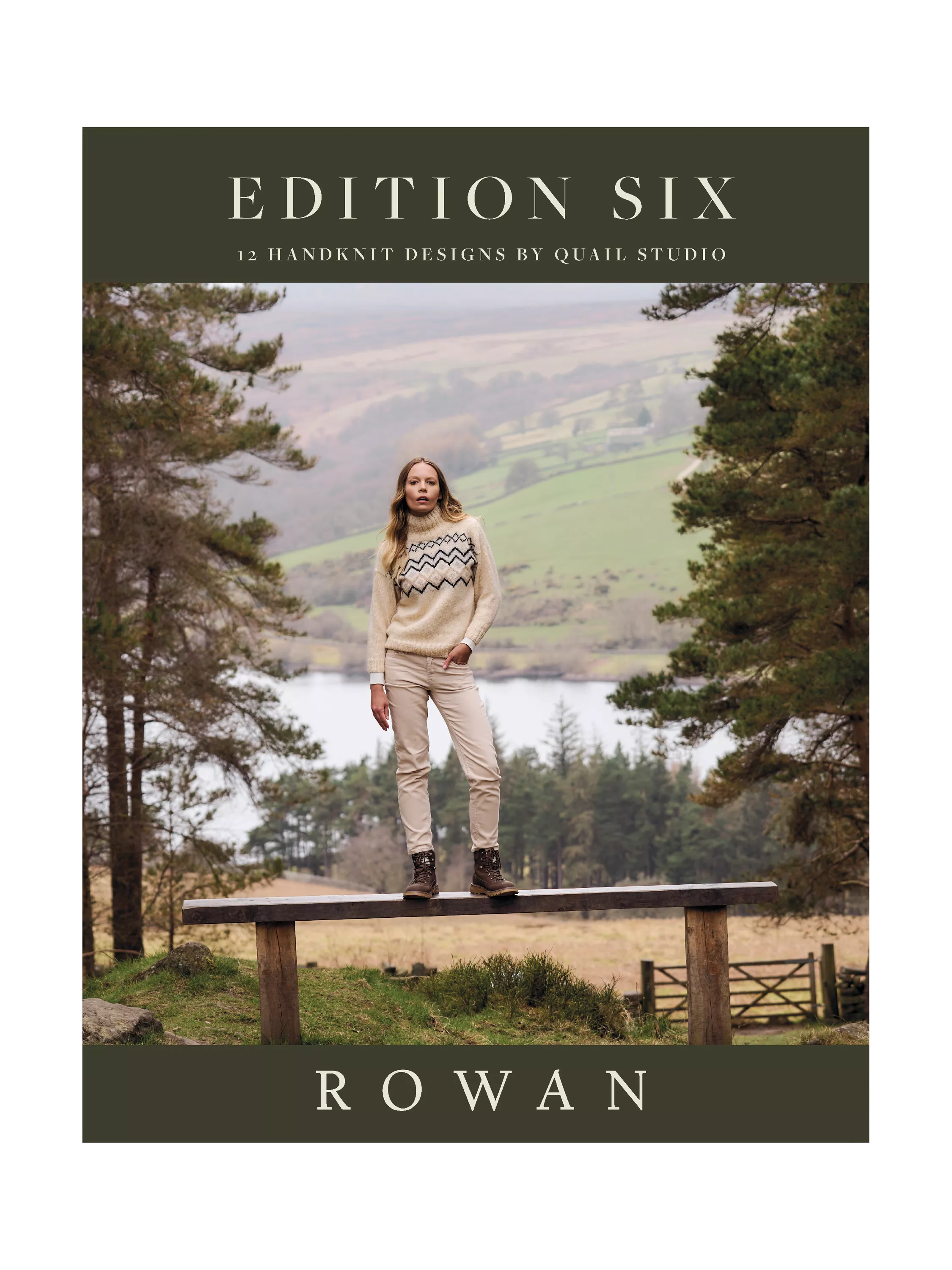 Rowan Quail Studio Edition 6 knitting pattern book, imported from the UK