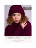 MODE at Rowan Como Mohair beanie scarf pattern, UK version