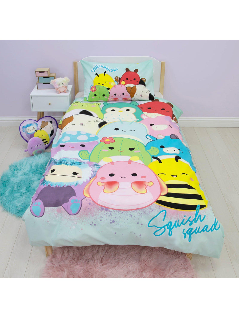 Squishmallows reversible duvet cover set single, imported from the UK