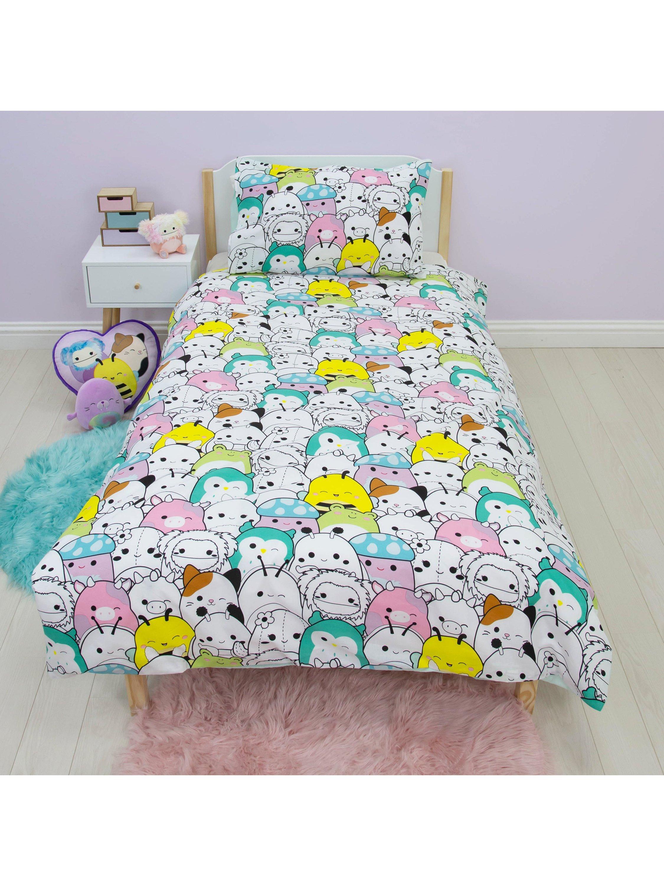 Squishmallows reversible duvet cover set single, imported from the UK