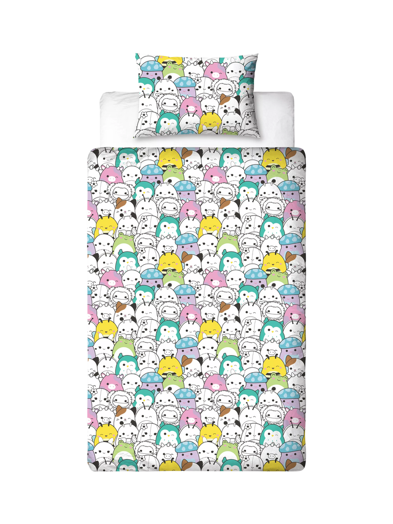 Squishmallows reversible duvet cover set single, imported from the UK
