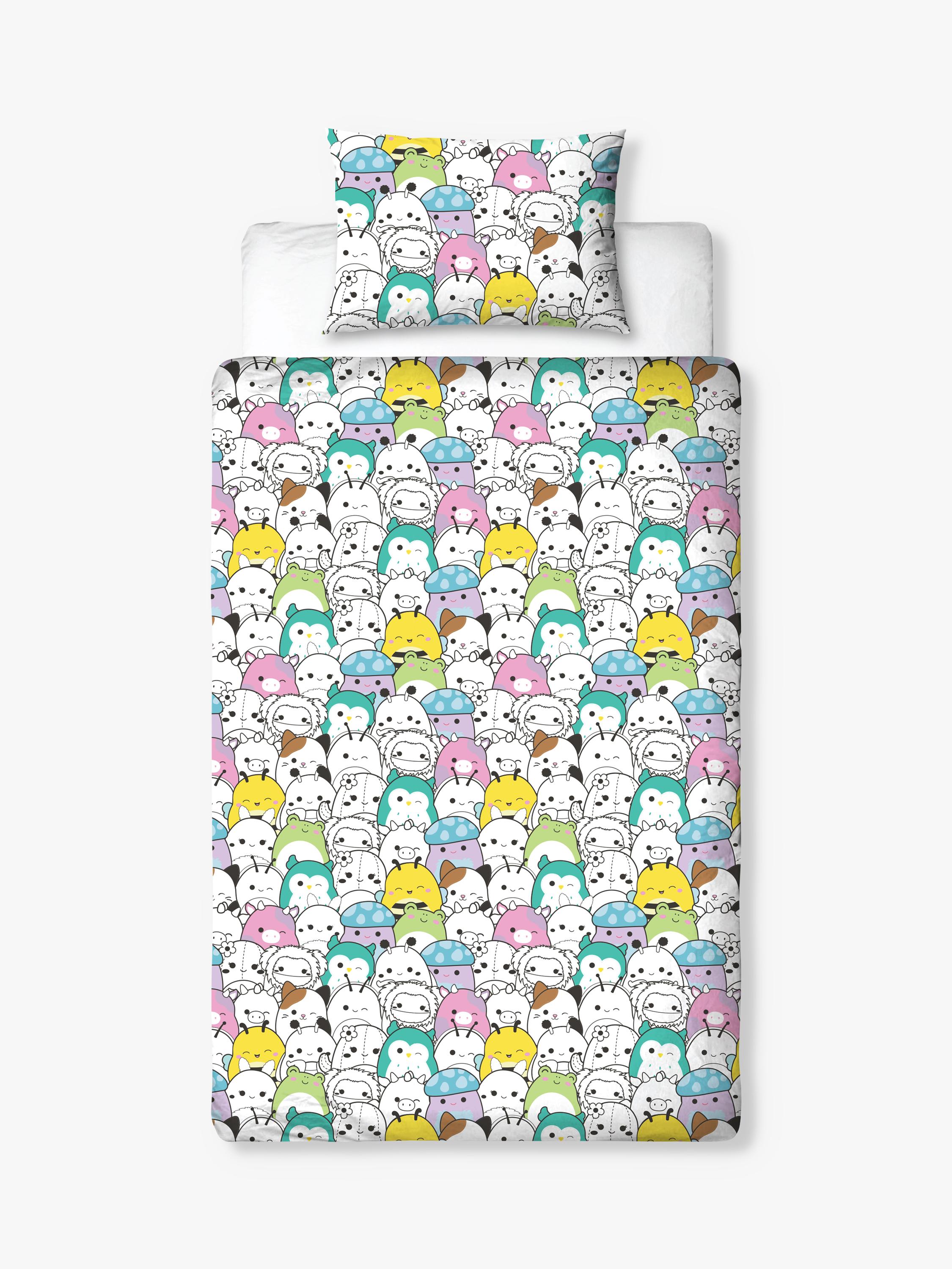 Squishmallows reversible duvet cover set single, imported from the UK