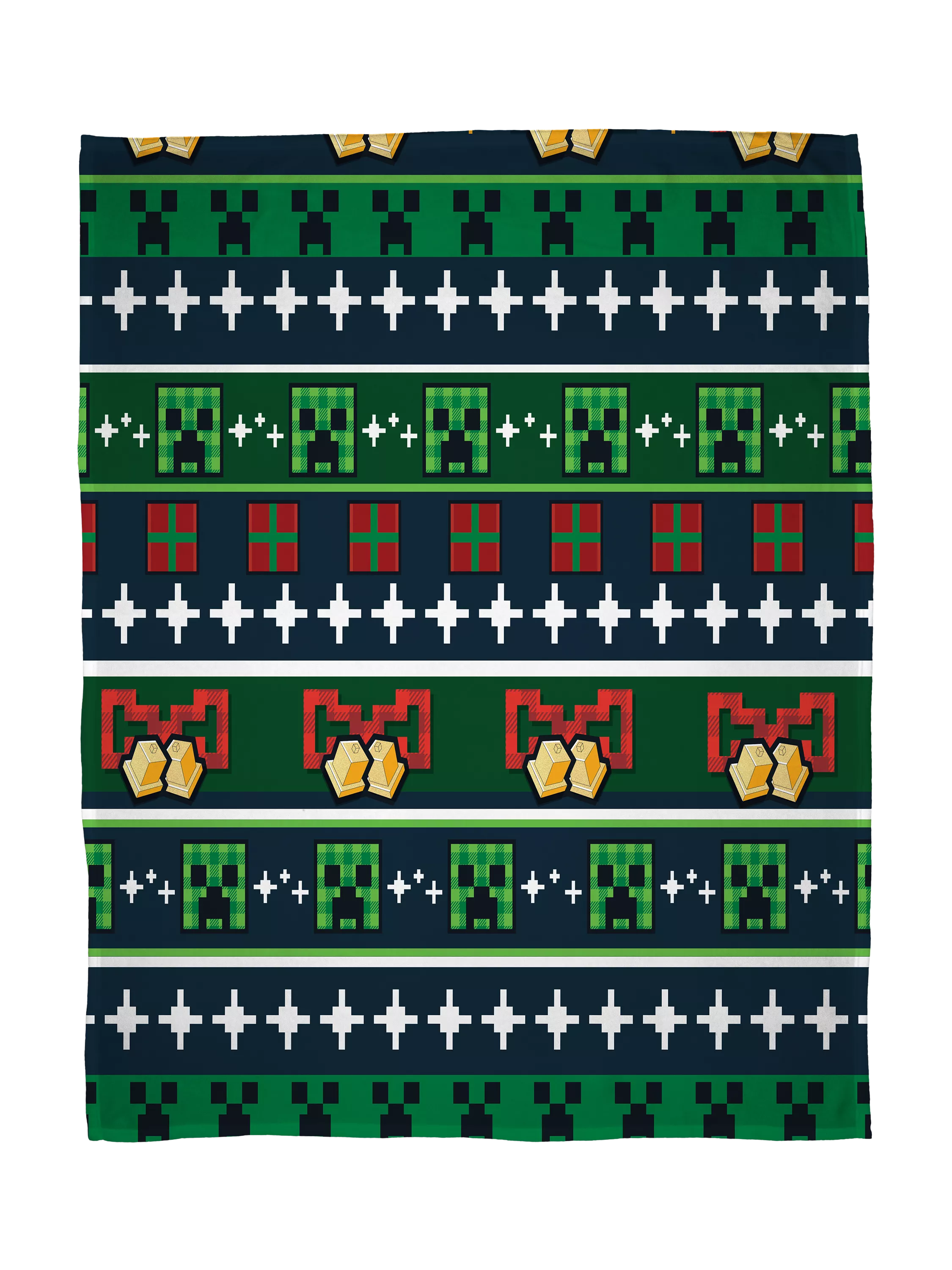 Minecraft Christmas fleece blanket 100x150cm - British product