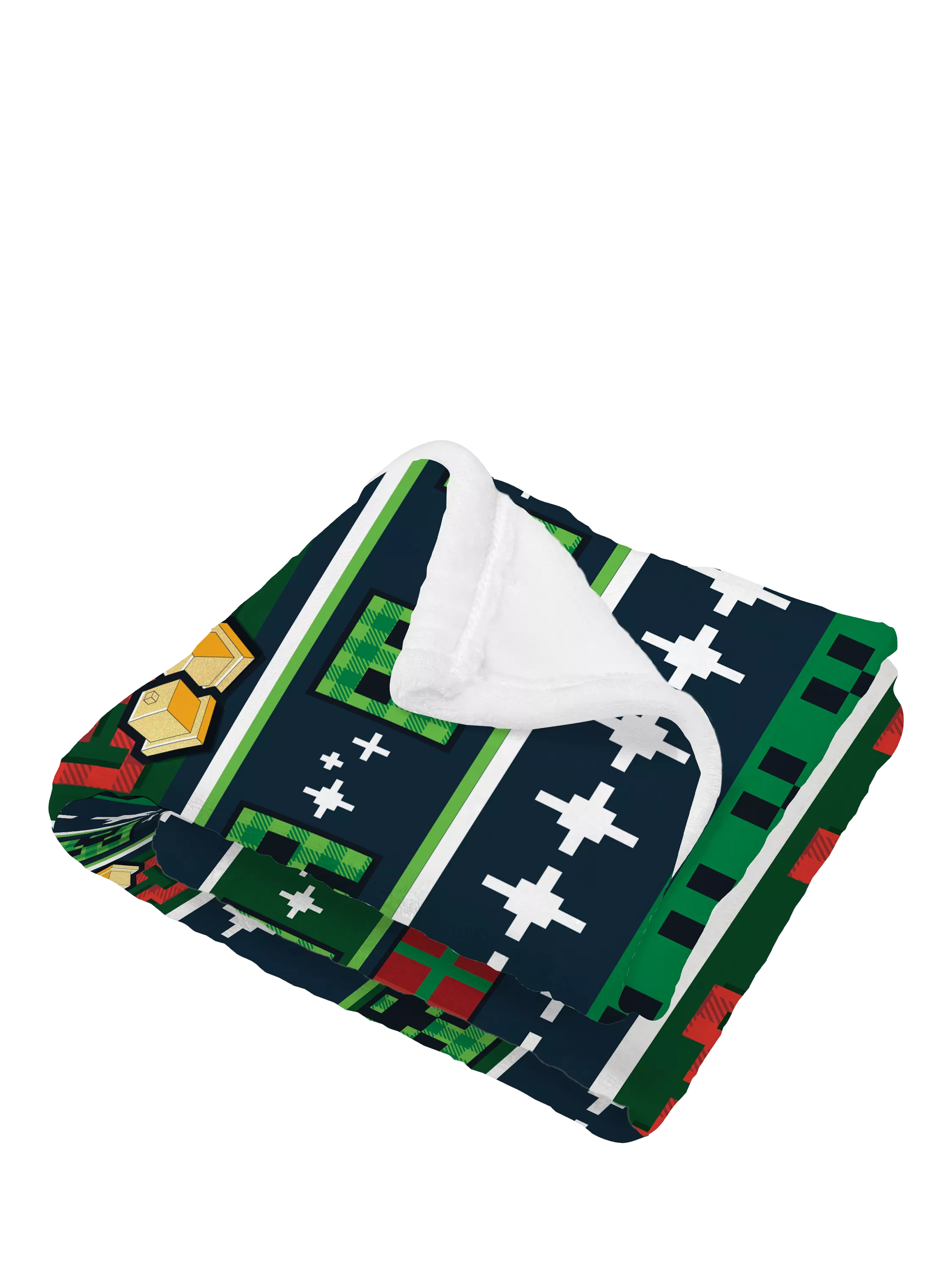 Minecraft Christmas fleece blanket 100x150cm - British product