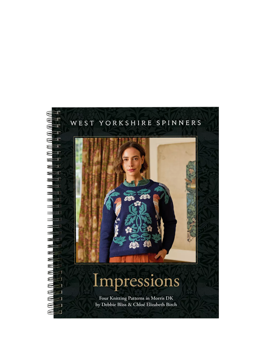 West Yorkshire Spinners Impressions Morris DK knitting pattern booklet, UK version