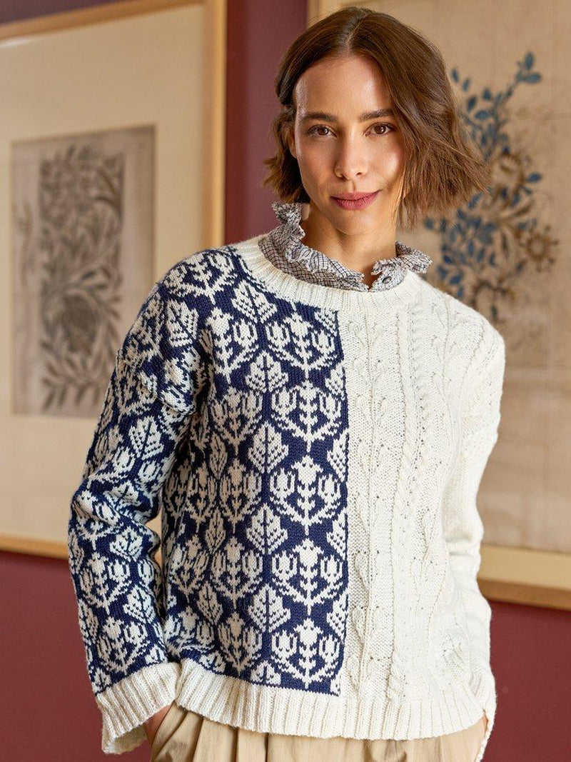 West Yorkshire Spinners Impressions Morris DK knitting pattern booklet, UK version