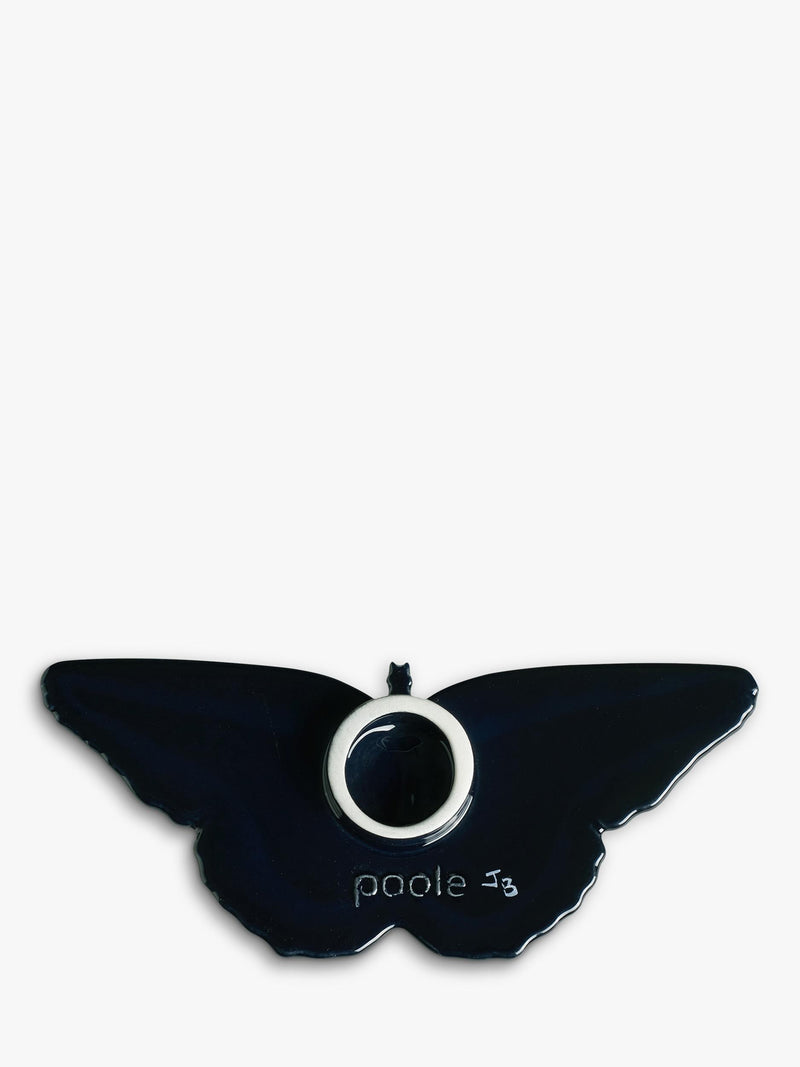 Poole Pottery butterfly ornaments set of 2 ocean blue - British product