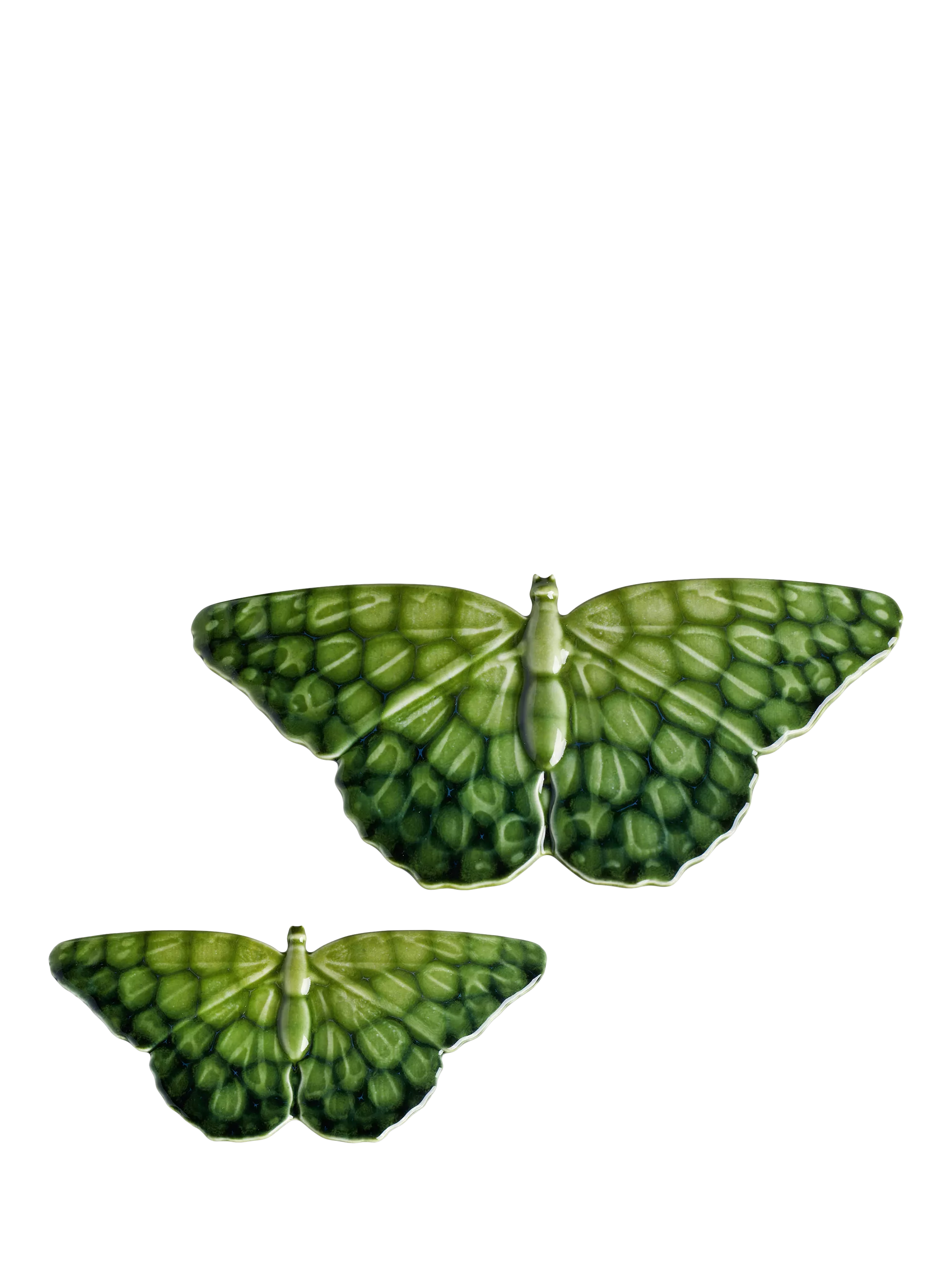 Poole Pottery butterfly ornaments Maya set of two - British product