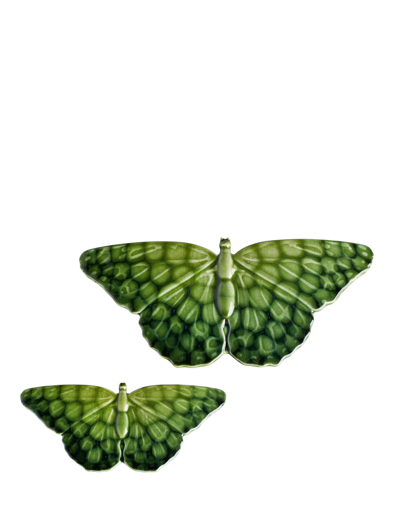 Poole Pottery butterfly ornaments Maya set of two - British product