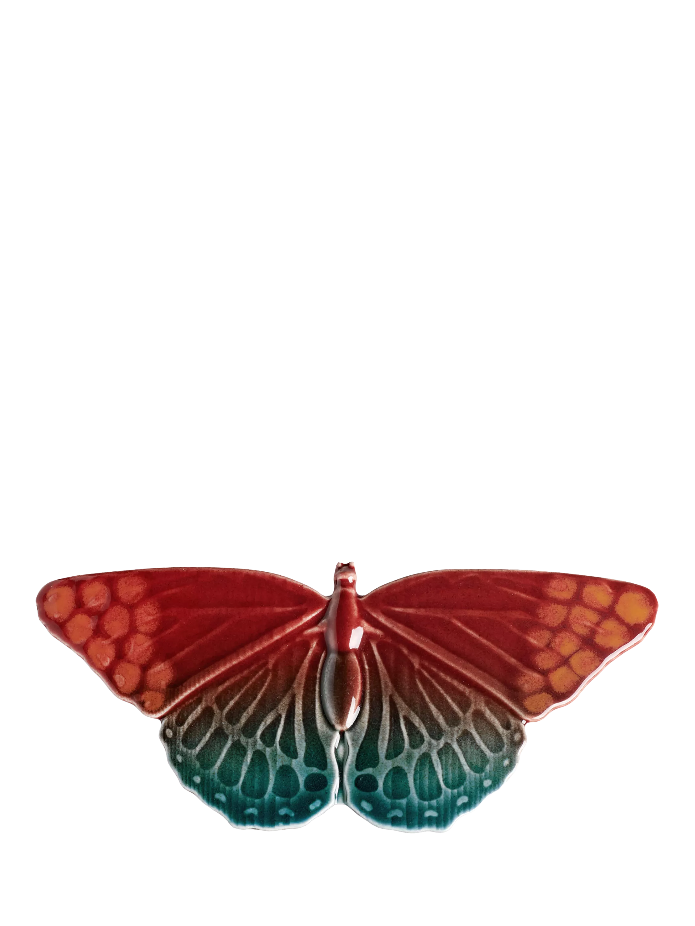 Poole Pottery butterfly ornaments Horizon set of 2, UK version