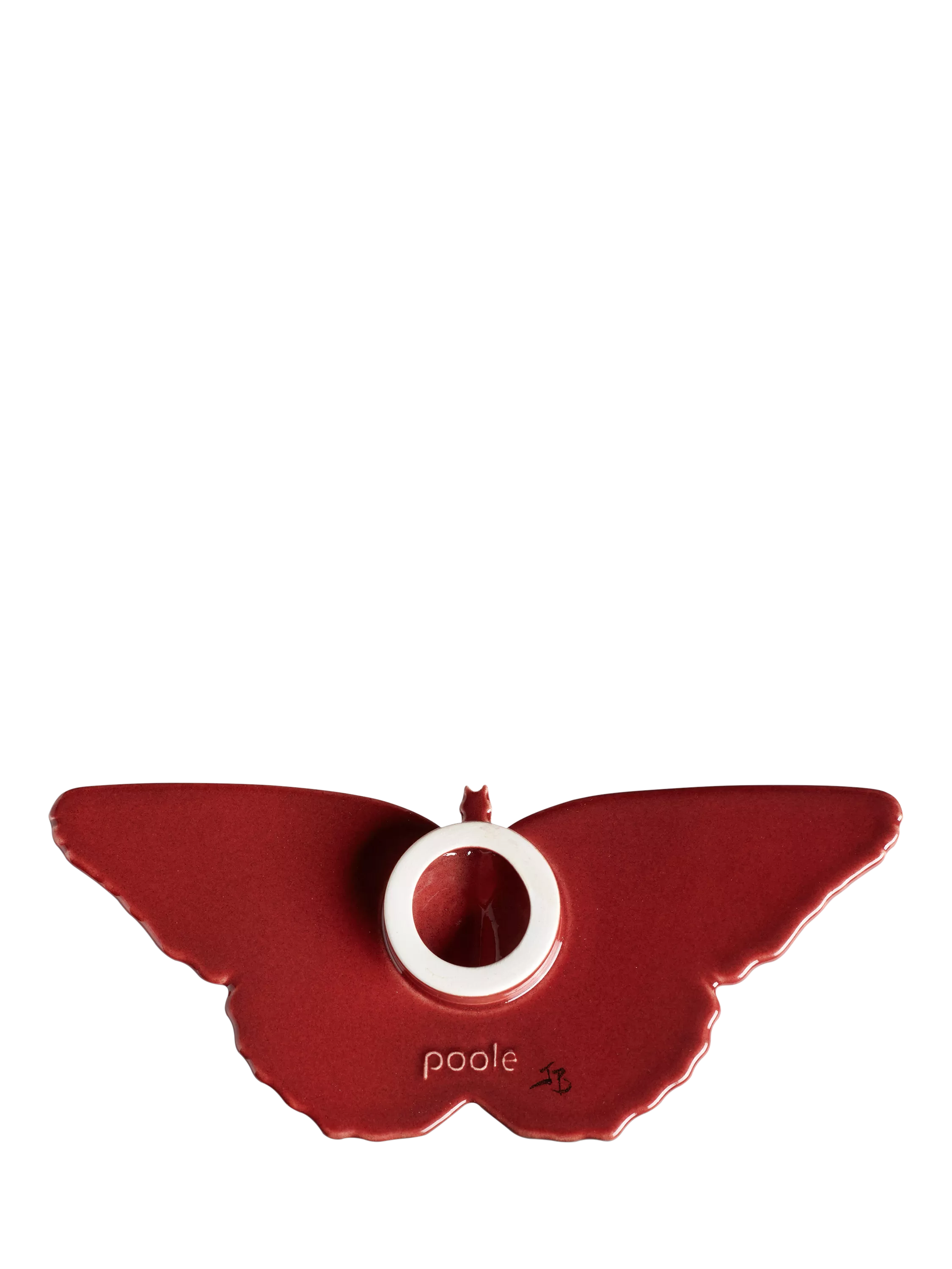 Poole Pottery butterfly ornaments Horizon set of 2, UK version