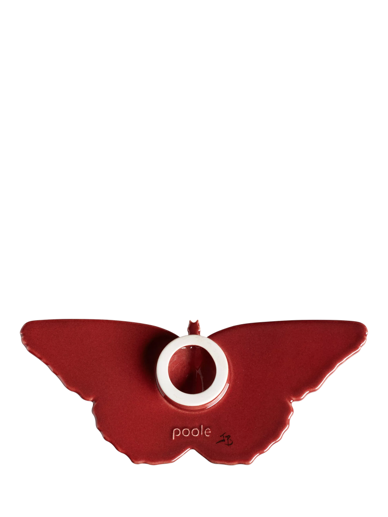 Poole Pottery butterfly ornaments Horizon set of 2, UK version