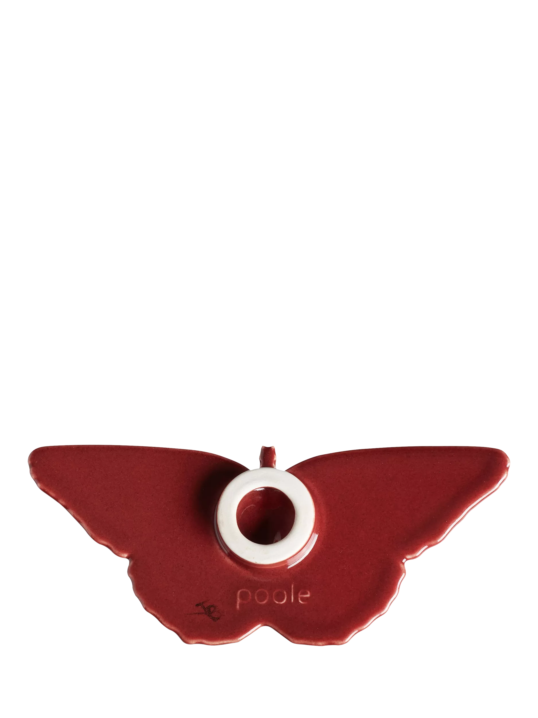 Poole Pottery butterfly ornaments Horizon set of 2, UK version