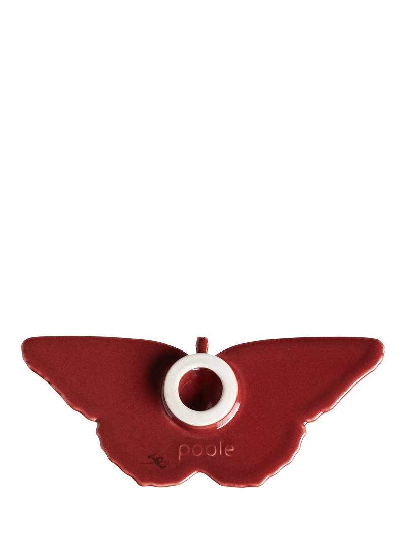 Poole Pottery butterfly ornaments Horizon set of 2, UK version