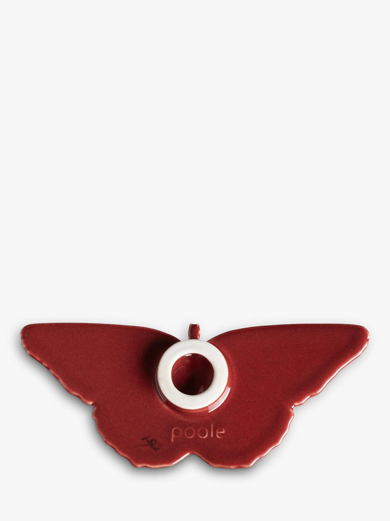 Poole Pottery butterfly ornaments Horizon set of 2, UK version